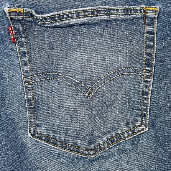 Levi Strauss & Co Mens Jeans 559 W42 L32 Blue Denim Straight Leg Casual - Picture 10 of 12